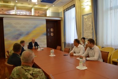 Александр Скакун встретился с ветеранами АТО/ООС