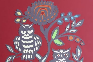 Областной центр культуры презентует выставку вытынанок Валковской детской школы искусств