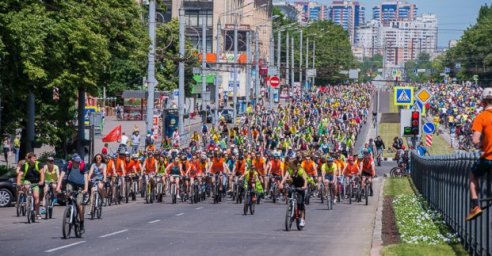 В связи с Велоднем в центре города запрещается движение транспорта