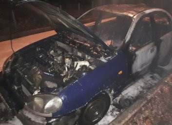 Ночью на ХТЗ сгорел автомобиль &ndash; ГСЧС