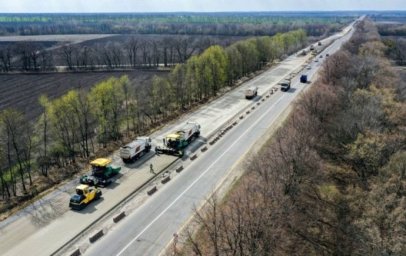  Обустроили дорогу через реку. На трассе Киев - Харьков открыто движение на Полтаву 