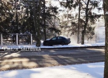 ДТП: автомобиль слетел с дороги (ФОТО)