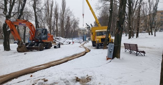 В городе переложили более двух километров наружных сетей водоотведения