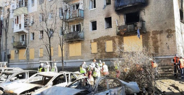 Наслідки атаки дронів у Новобаварському районі: пошкоджено 37 будівель