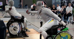 В Харькове прошел турнир по фехтованию на колясках