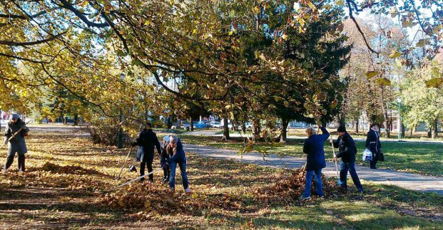 В Индустриальном районе привели в порядок парки и скверы