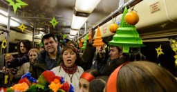 В Харькове будет курсировать рождественский трамвай