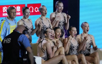 Збірна України з артистичного плавання виграла &laquo;срібло&raquo; чемпіонату світу