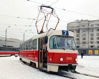 У Харкові 15 лютого не курсуватимуть трамваї №1 і №7: введуть тимчасові автобусні маршрути