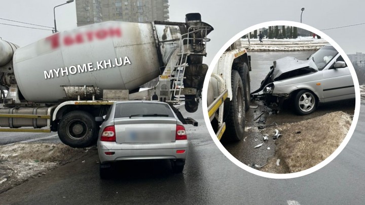 У Шевченківському районі Харкова сталася ДТП: троє людей отримали травми