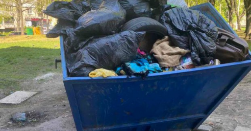 В Харькове борются с незаконным выбросом крупногабаритных отходов