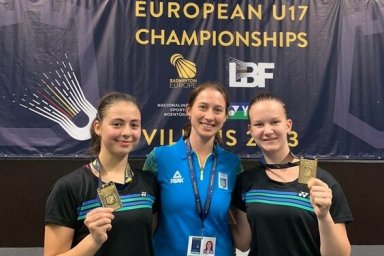 Харківські бадмінтоністки здобули в Литві дві золоті медалі