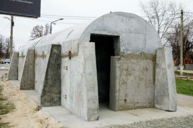  На Харківщині встановлюють захисні споруди модульного типу 