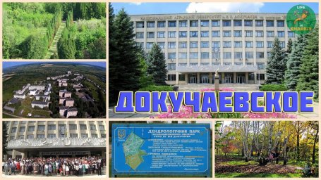 Селище Докучаївське у передмісті Харкова. Університет ім. В.В. Докучаєва. Дендропарк.
