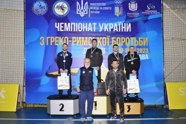  Харківські спортсмени вибороли медалі чемпіонату України з греко-римської боротьби серед дорослих 
