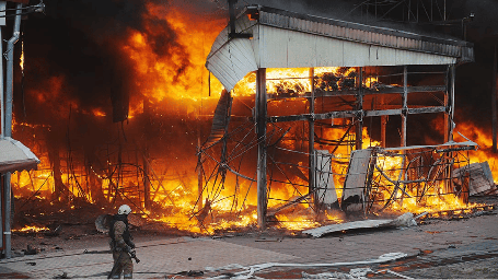 Обстріли Харкова та області: 11 поранених, знищено ринок &laquo;Барабашово&raquo; &ndash; про ситуацію станом на 6 травня