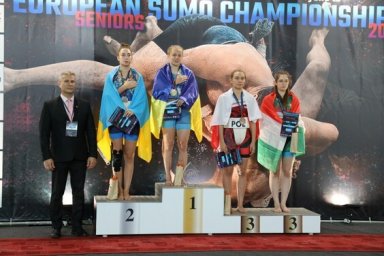  Харківські спортсмени здобули медалі чемпіонату Європи з сумо серед дорослих 